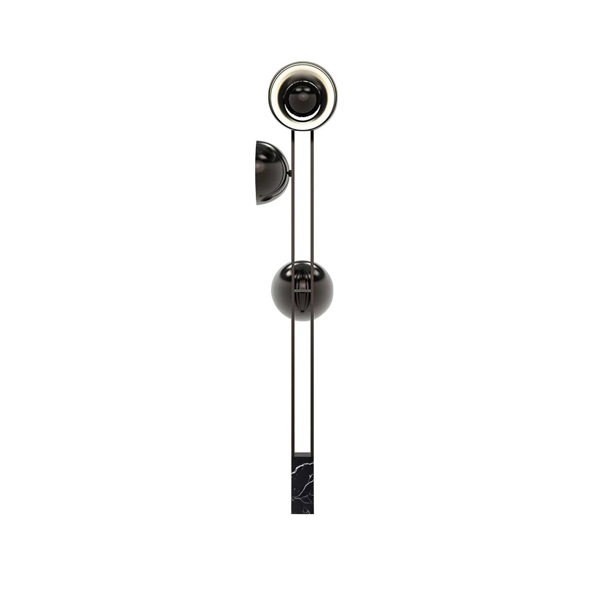 3 Lights Black Pearl Floor Lamp 16