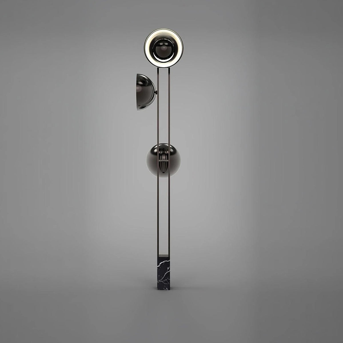 3 Lights Black Pearl Floor Lamp 25