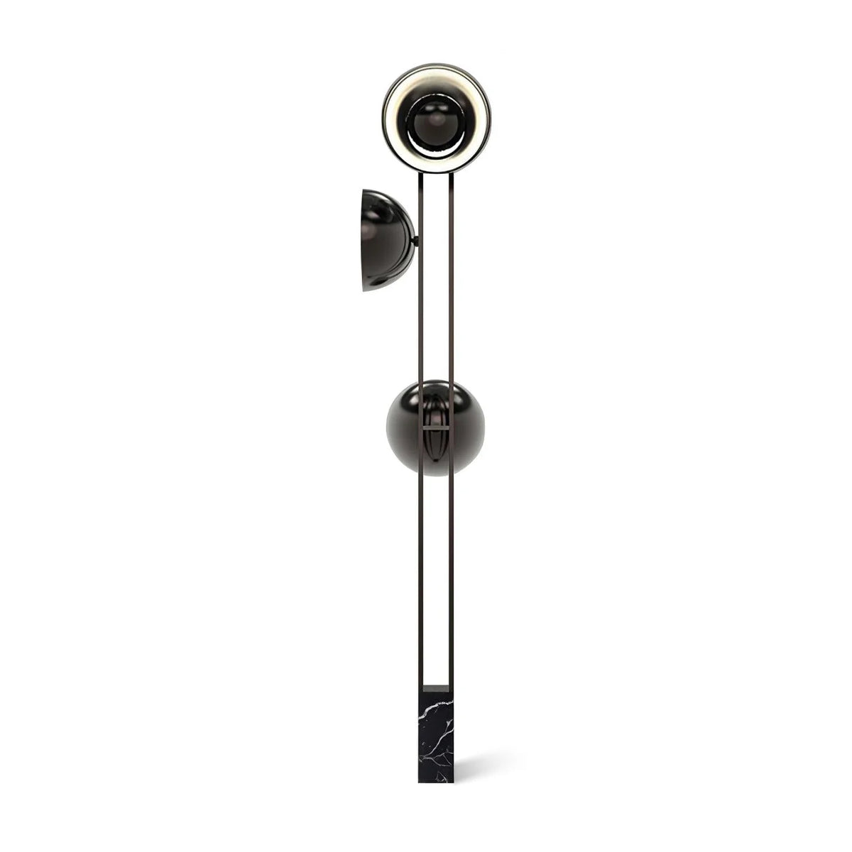 3 Lights Black Pearl Floor Lamp 3