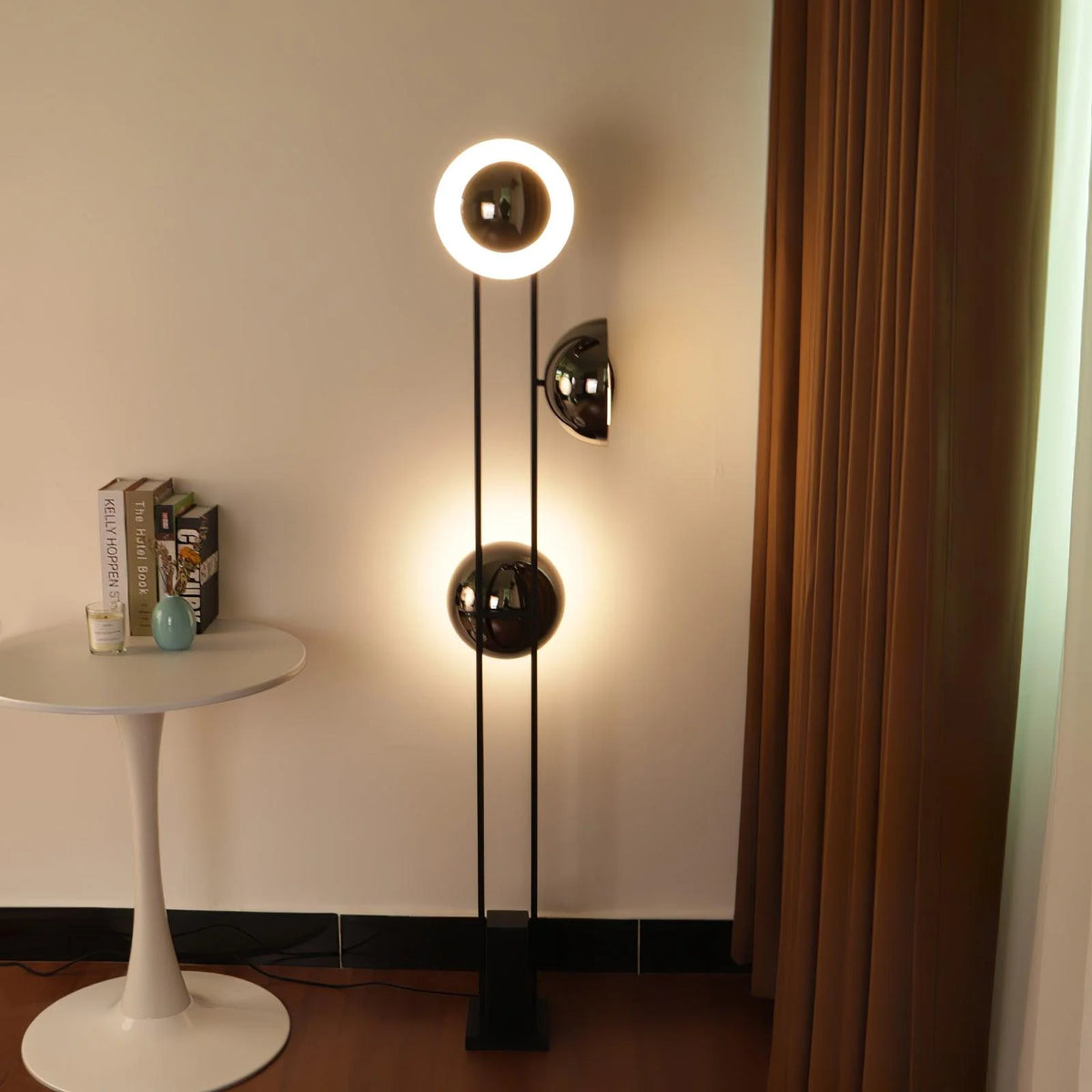3 Lights Black Pearl Floor Lamp 5