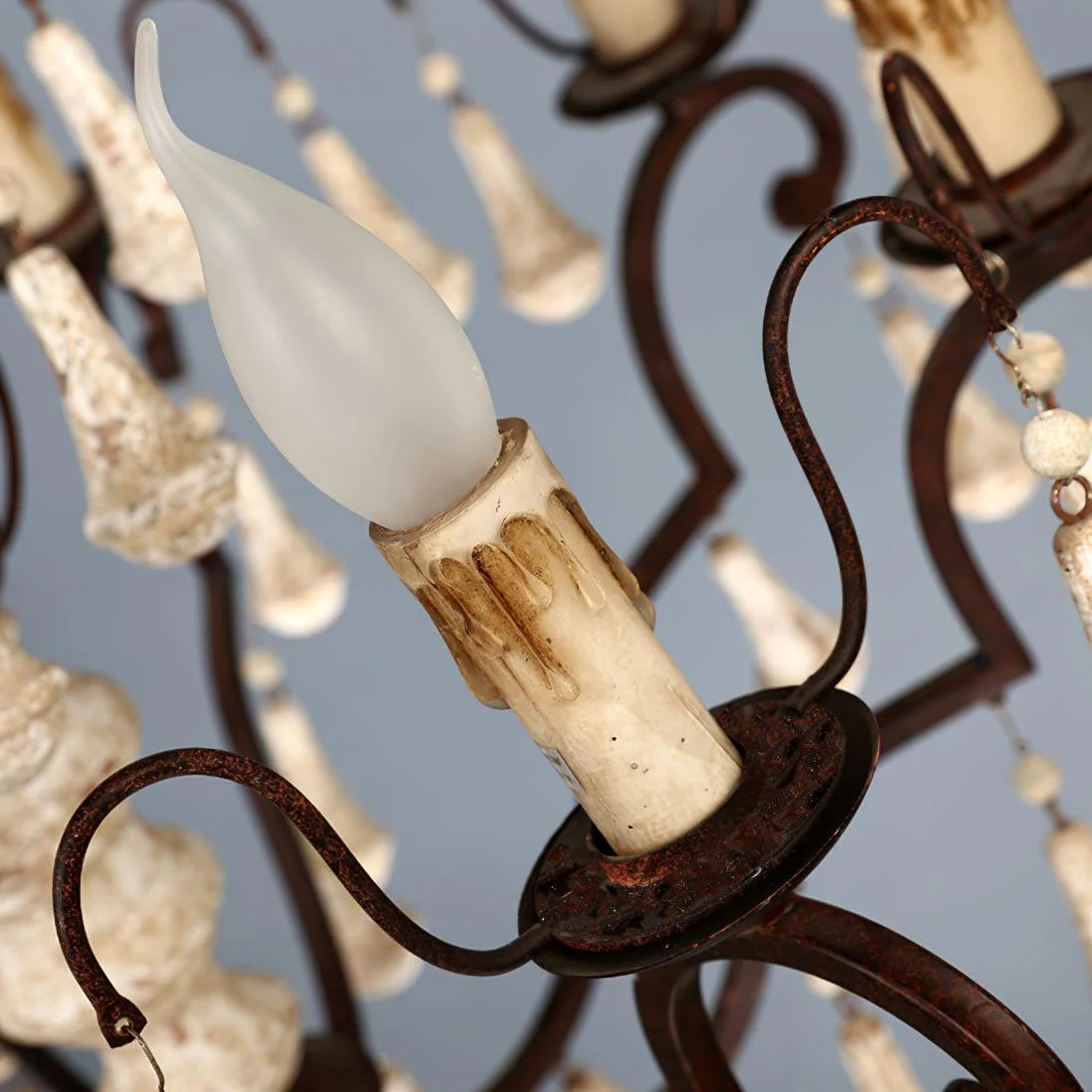 American Vintage Candle Chandelier 1