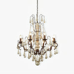American Vintage Candle Chandelier 12