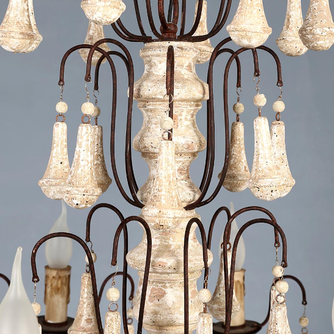 American Vintage Candle Chandelier 7