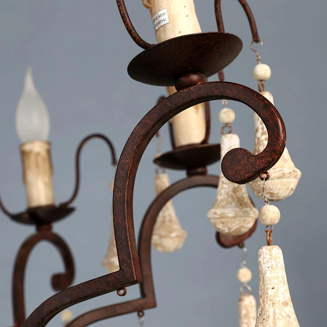 American Vintage Candle Chandelier 9