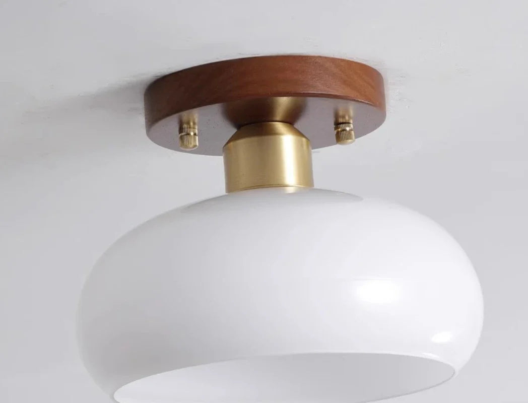 Close-up of Ancient Road Ceiling Light