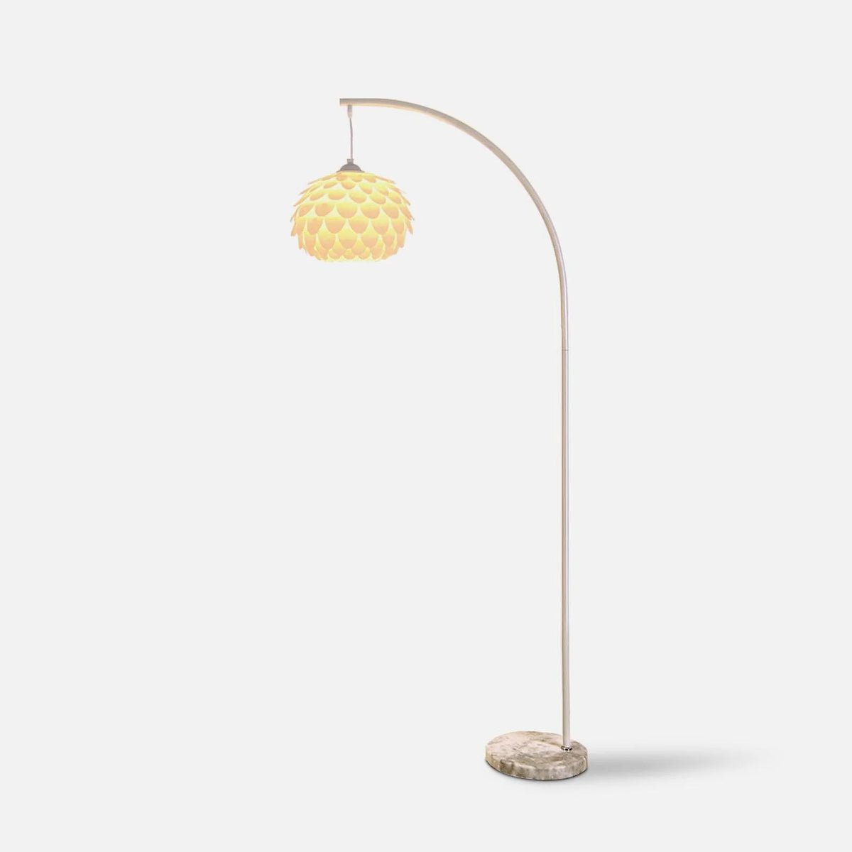 Arched Pine Cone Floor Lamp