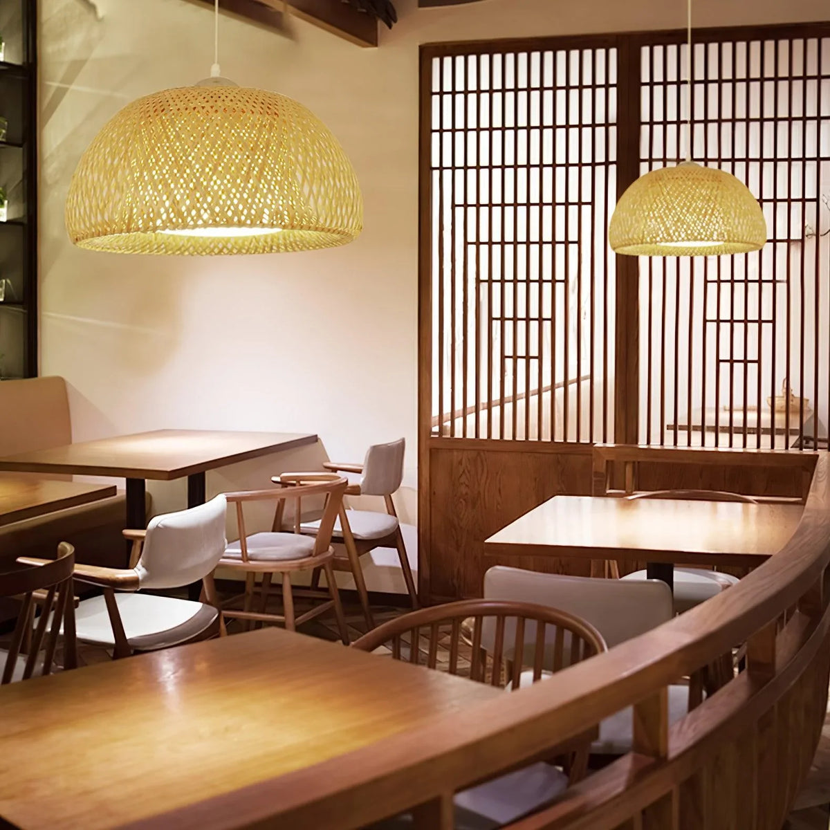Bamboo Basket Pendant Lamp is both practical and decorative.