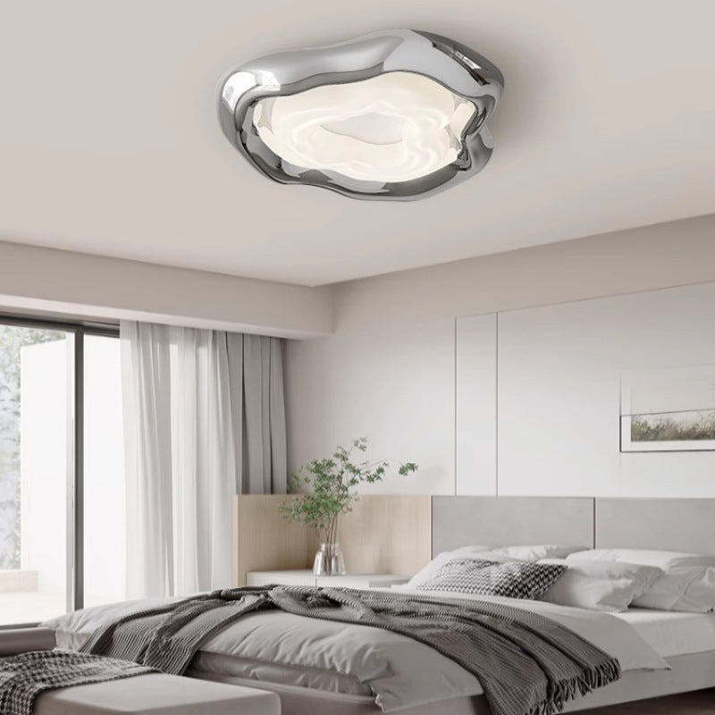Contemporary light: smooth curves create ambient glow for bedrooms or lounges.