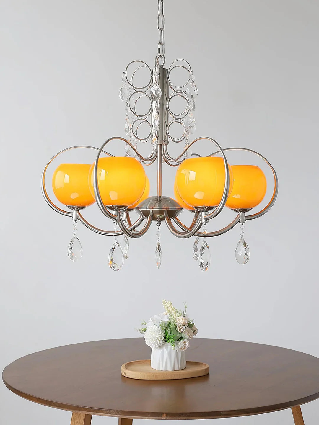 Boris Orange Chandelier 10