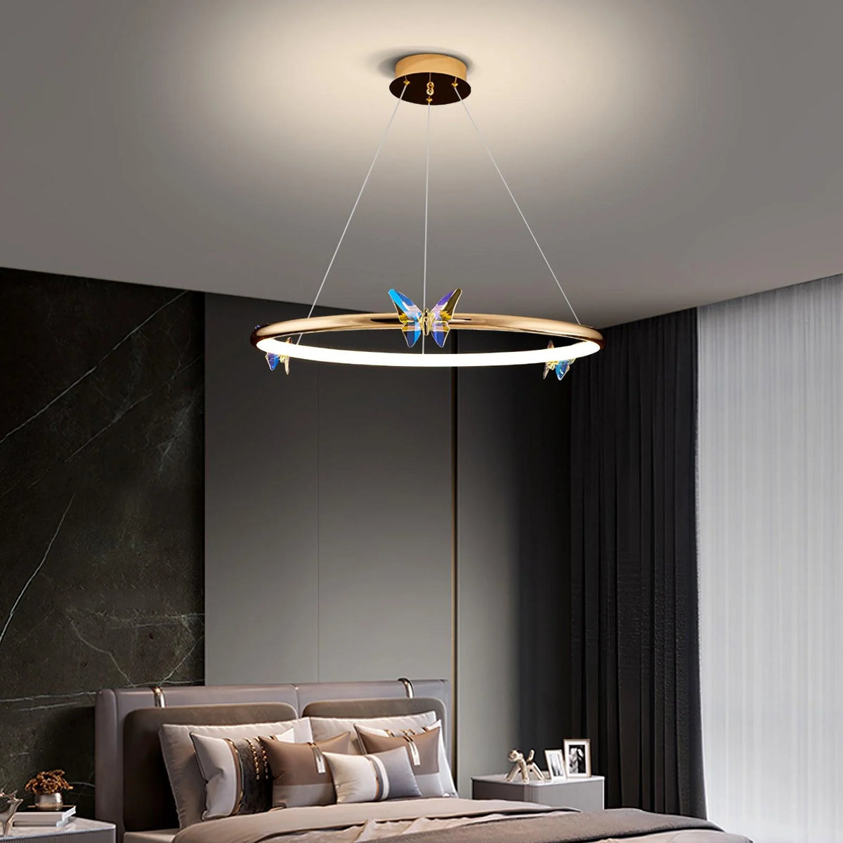 Butterfly Elliptic ring Chandelier 10