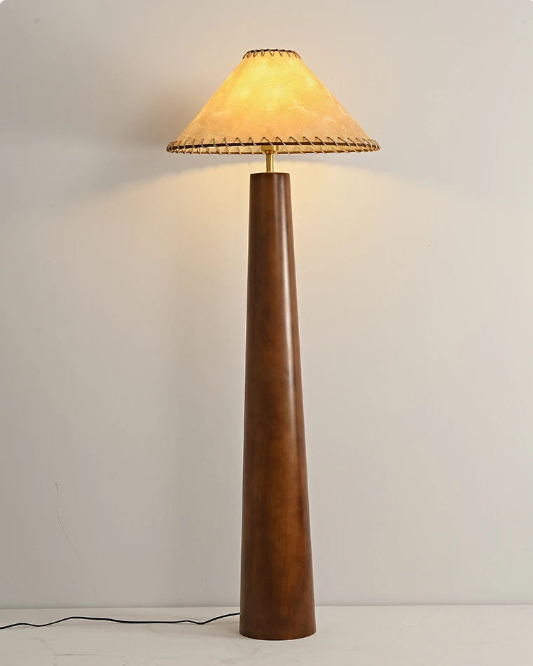 With wood as its core and fabric as its charm, the lamp embodies Japanese simplicity