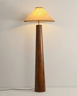 With wood as its core and fabric as its charm, the lamp embodies Japanese simplicity