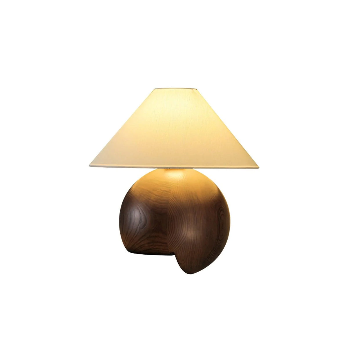 Corner Log Table Lamp 18