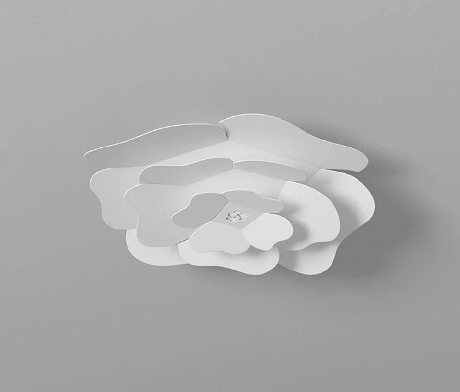 Creative Personality Lotus Ceiling Lamp, front view with the light off