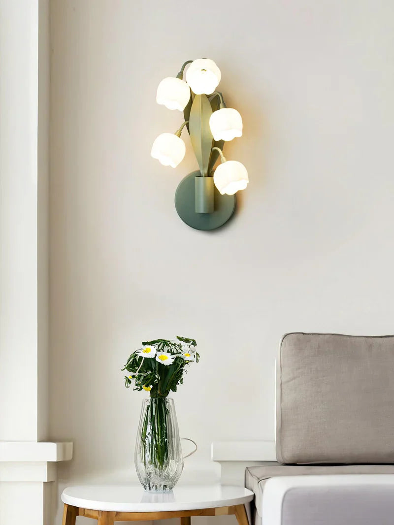 French_Vintage_Lily_Wall_Lamp_7