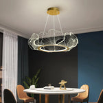 Gold Leaf Chandelier