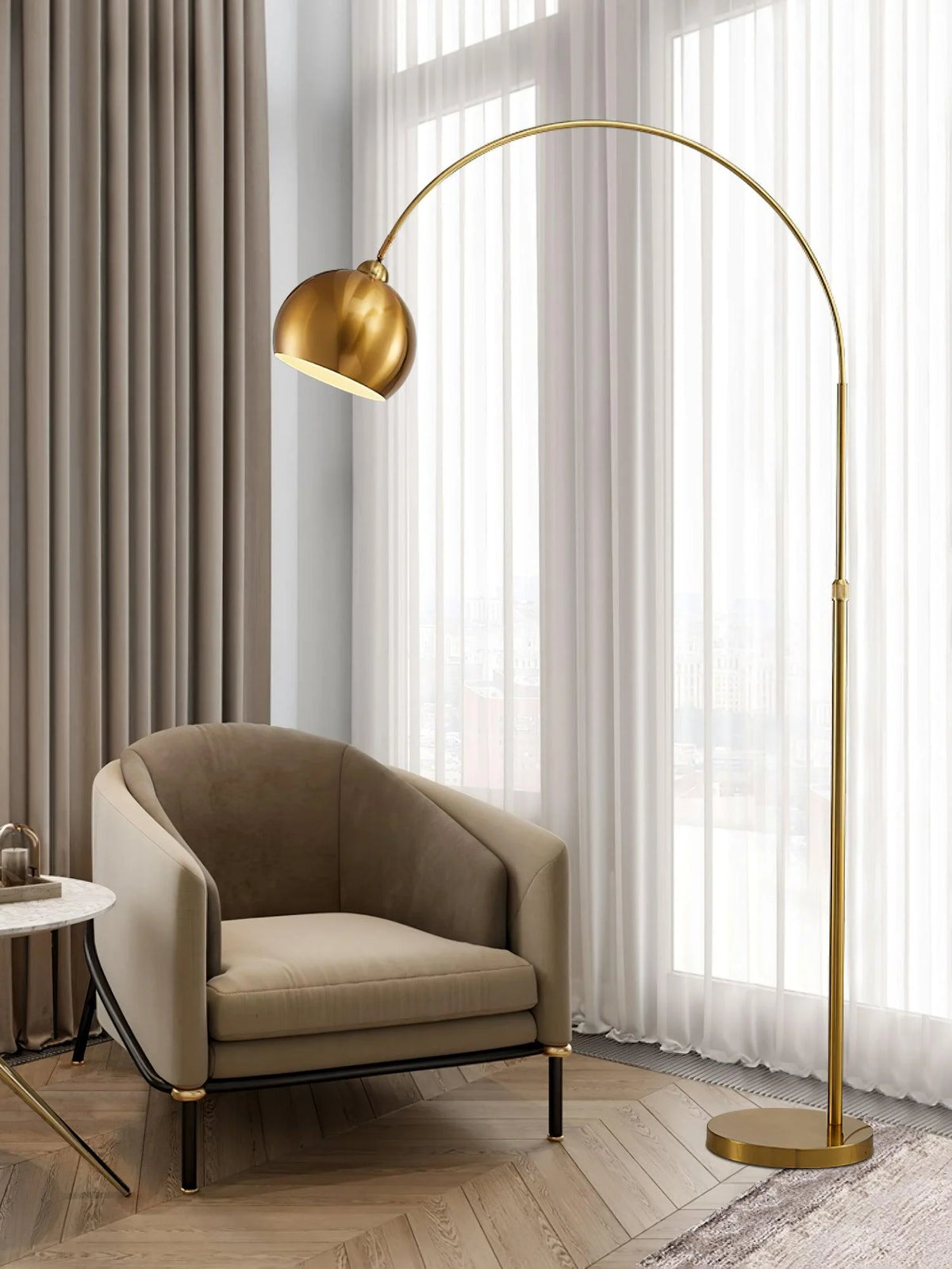 Half Circle Floor Lamp 24