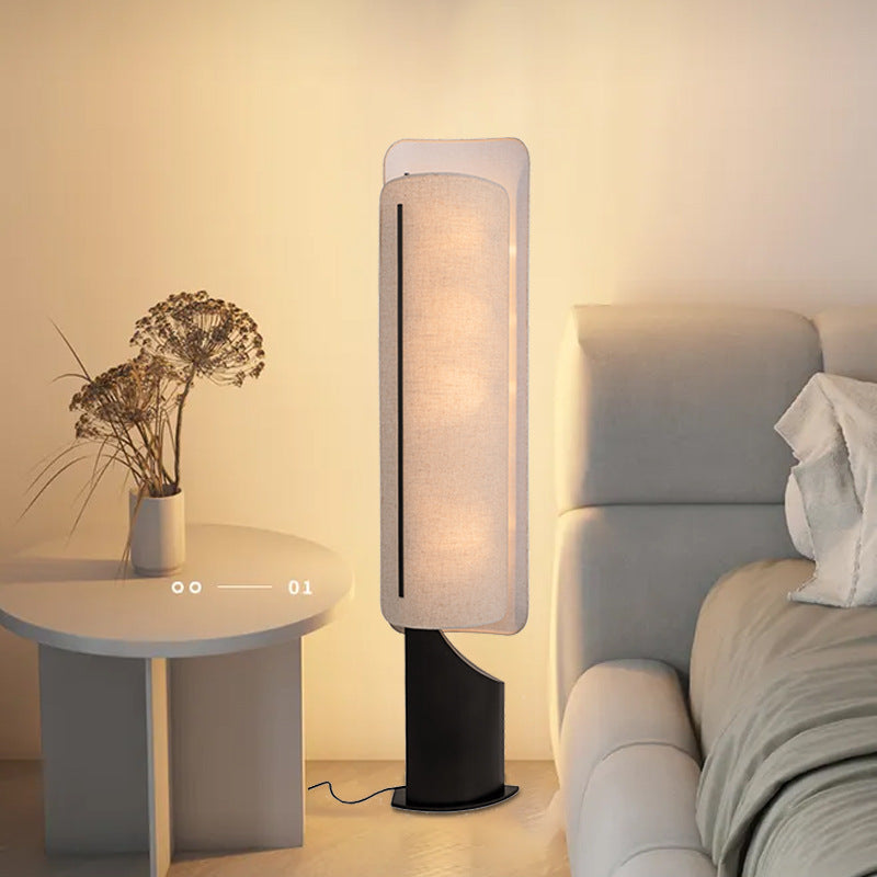 Modern Ibiza Floor Lamp: Integrates cloth and metal materials, offering both functional lighting and aesthetic charm.