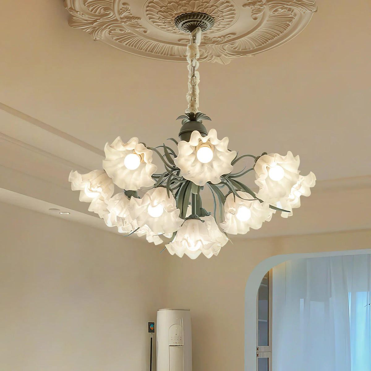 Lily_Of_The_Valley_Flower_Chandelier_2