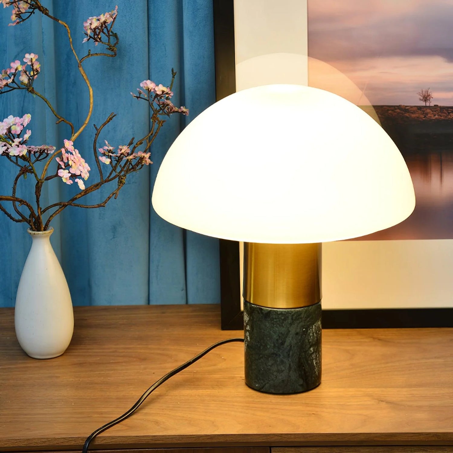 Marble Bedside Table Lamp-13