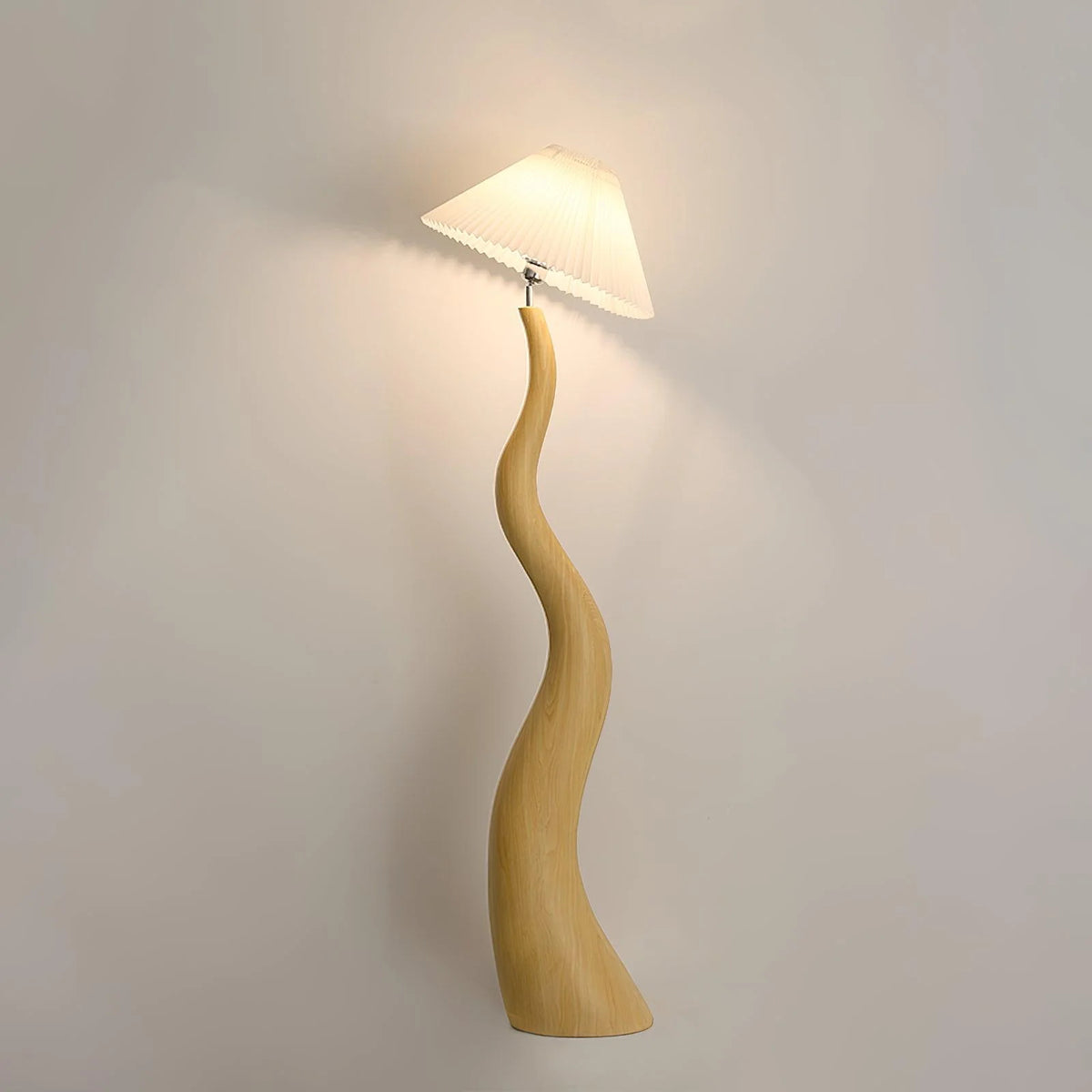 Nordic Twist Pleated Floor Lamp 10