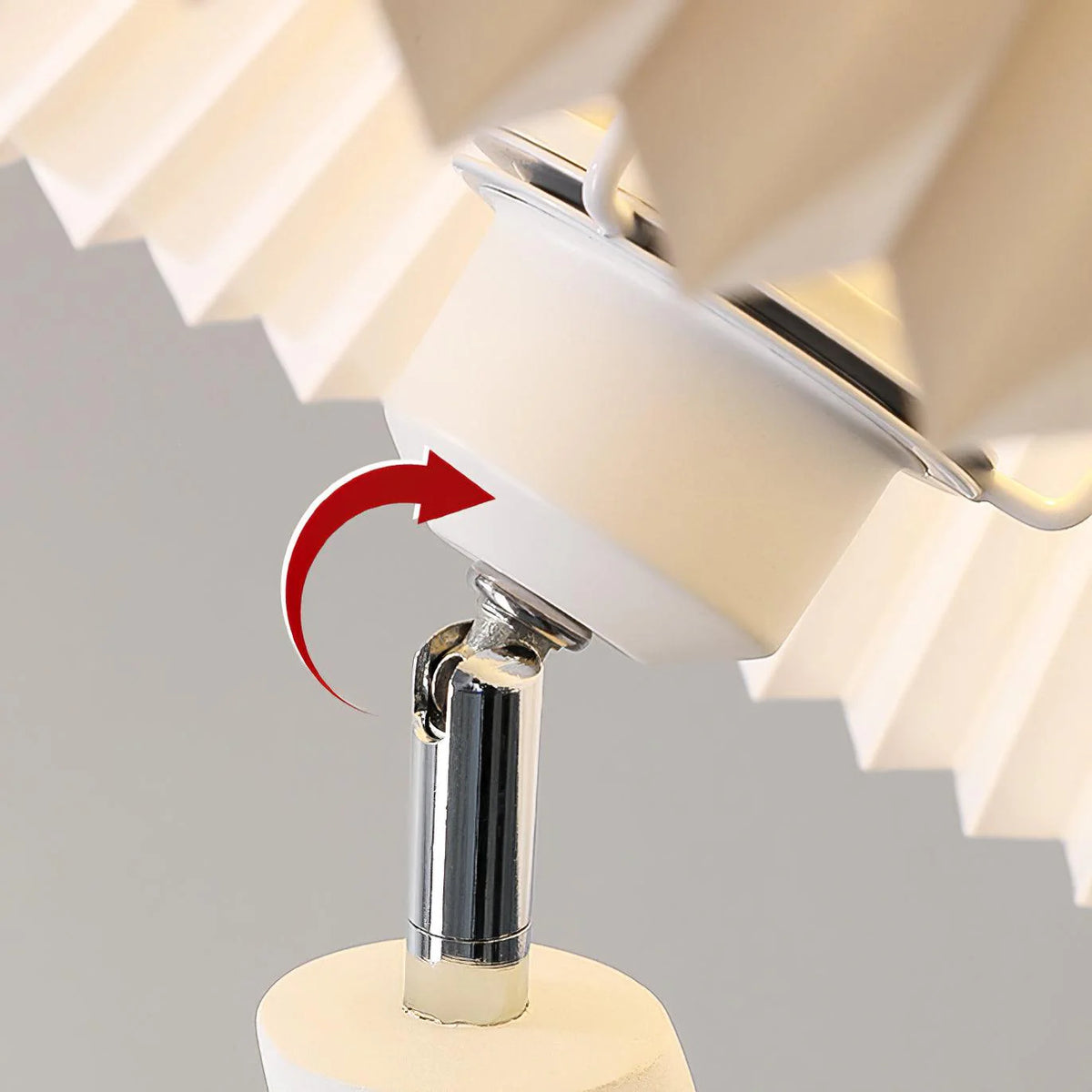 Nordic Twist Pleated Floor Lamp 19