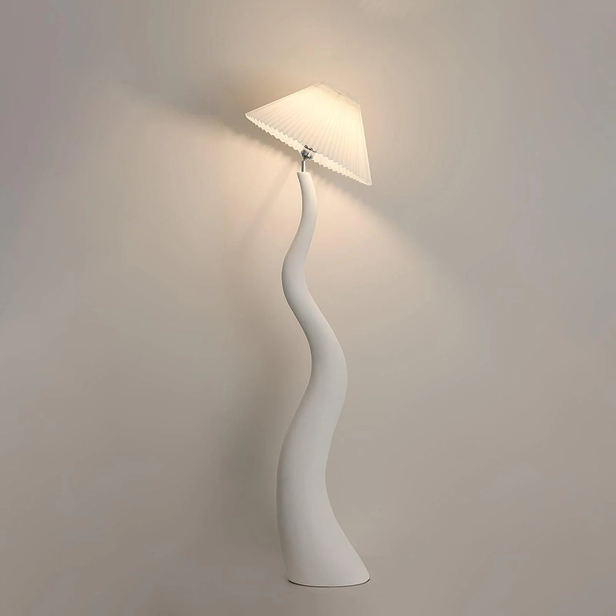 Nordic Twist Pleated Floor Lamp 21