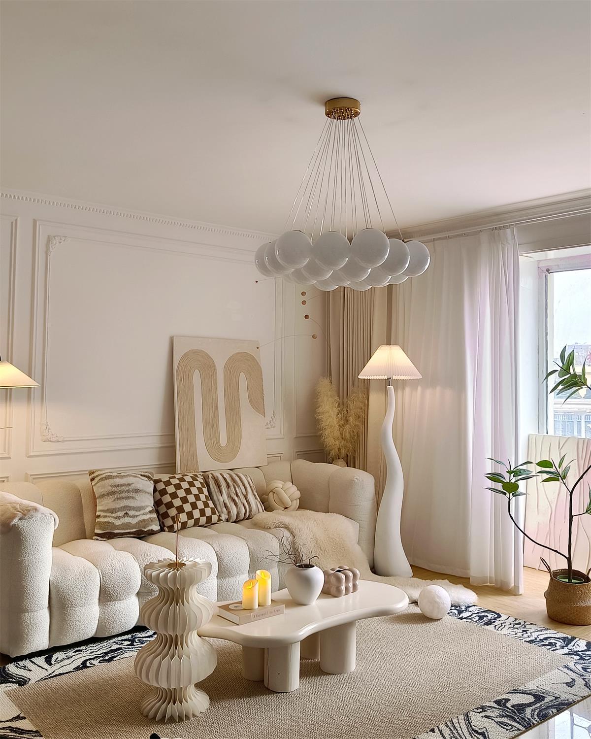 Nordic Twist Pleated Floor Lamp 7