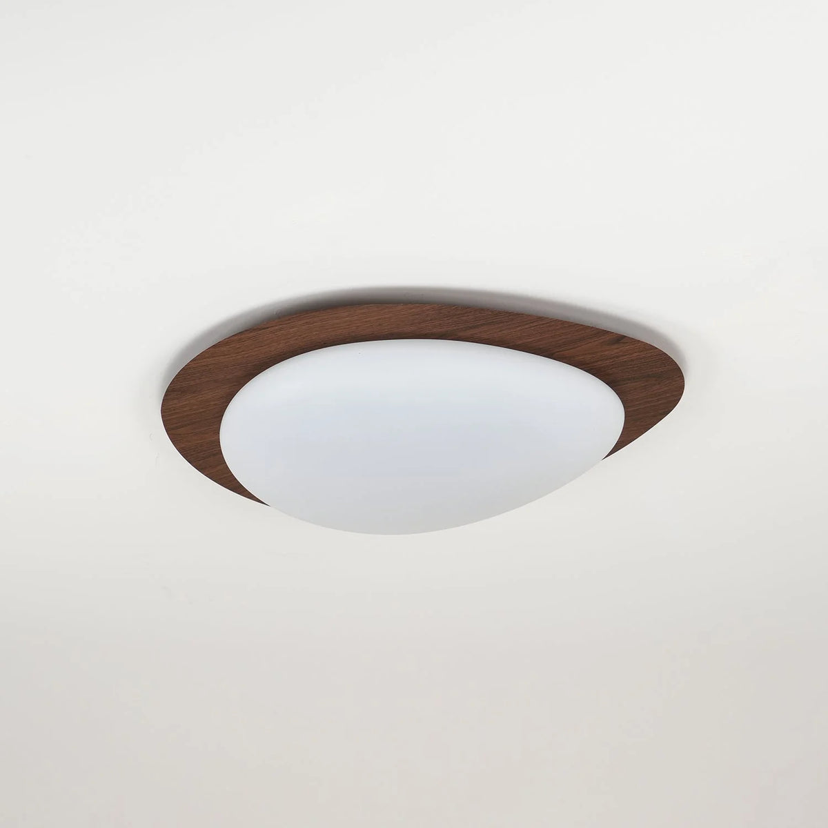 Pebble Walnut Ceiling Light 22