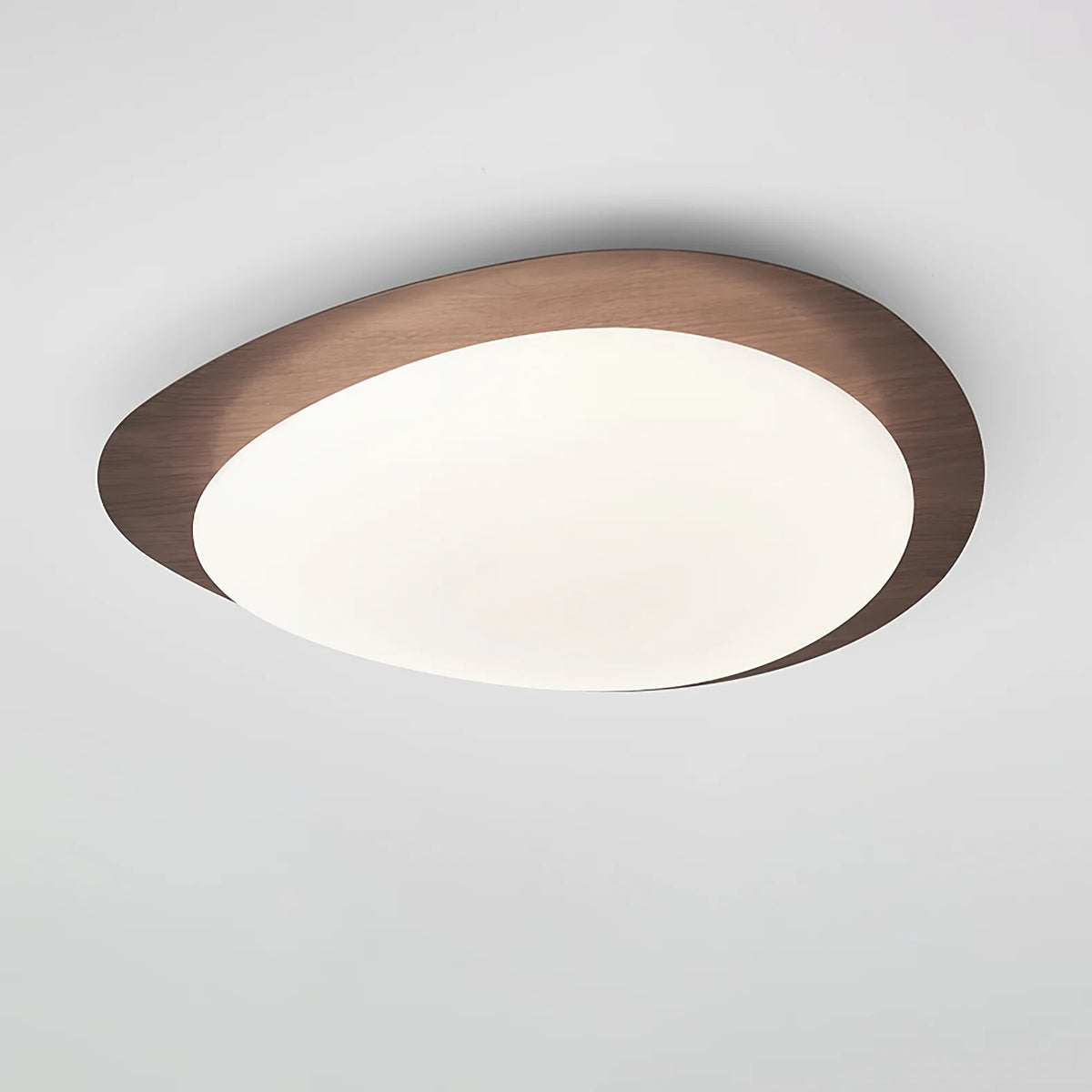 Pebble Walnut Ceiling Light 8