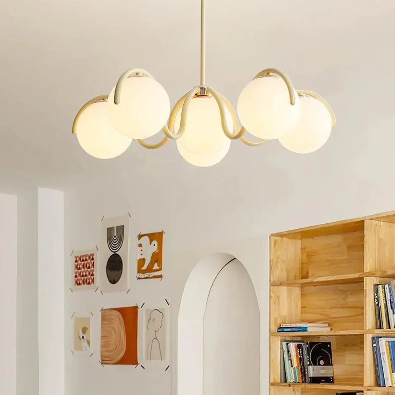 Round Ball Curve Chandelier 9