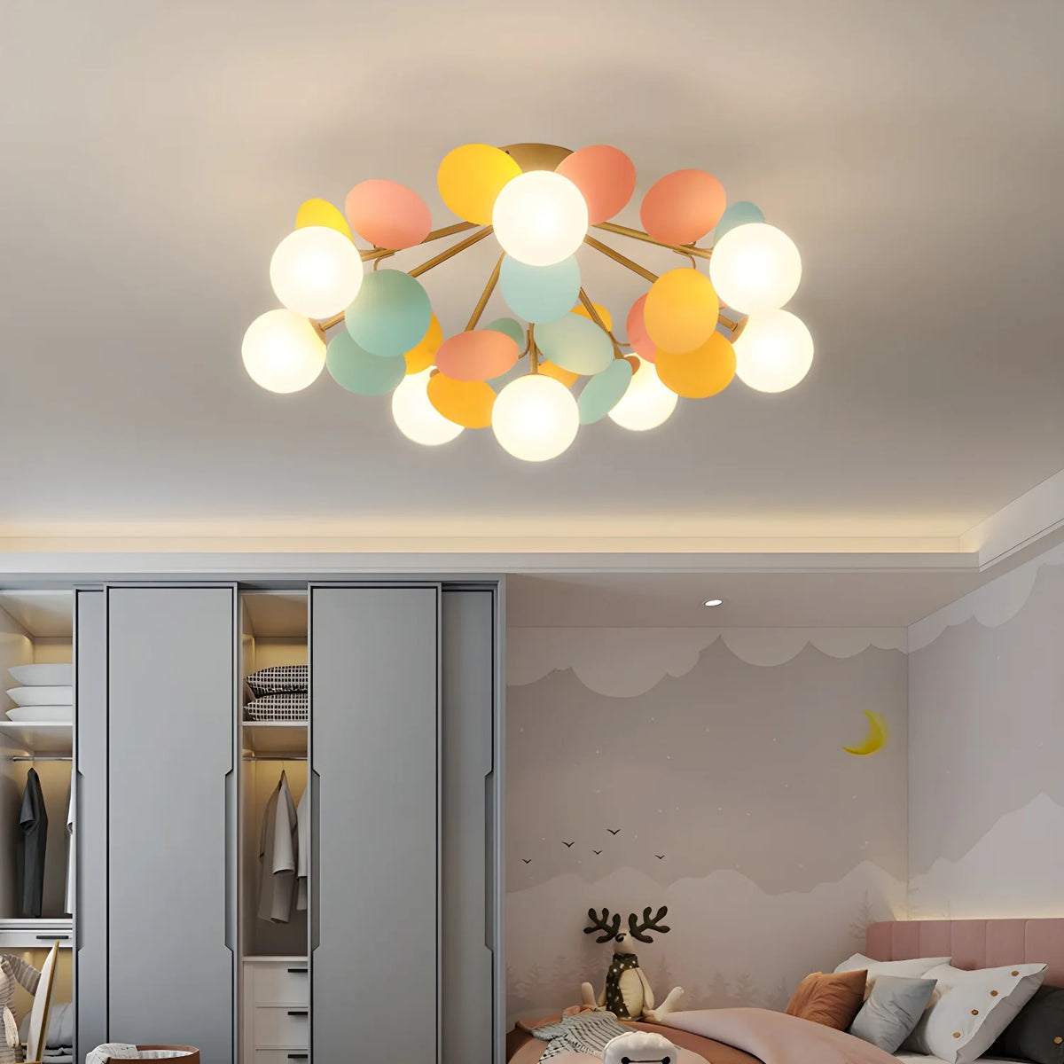 Round Macaron Ceiling Lamp 2