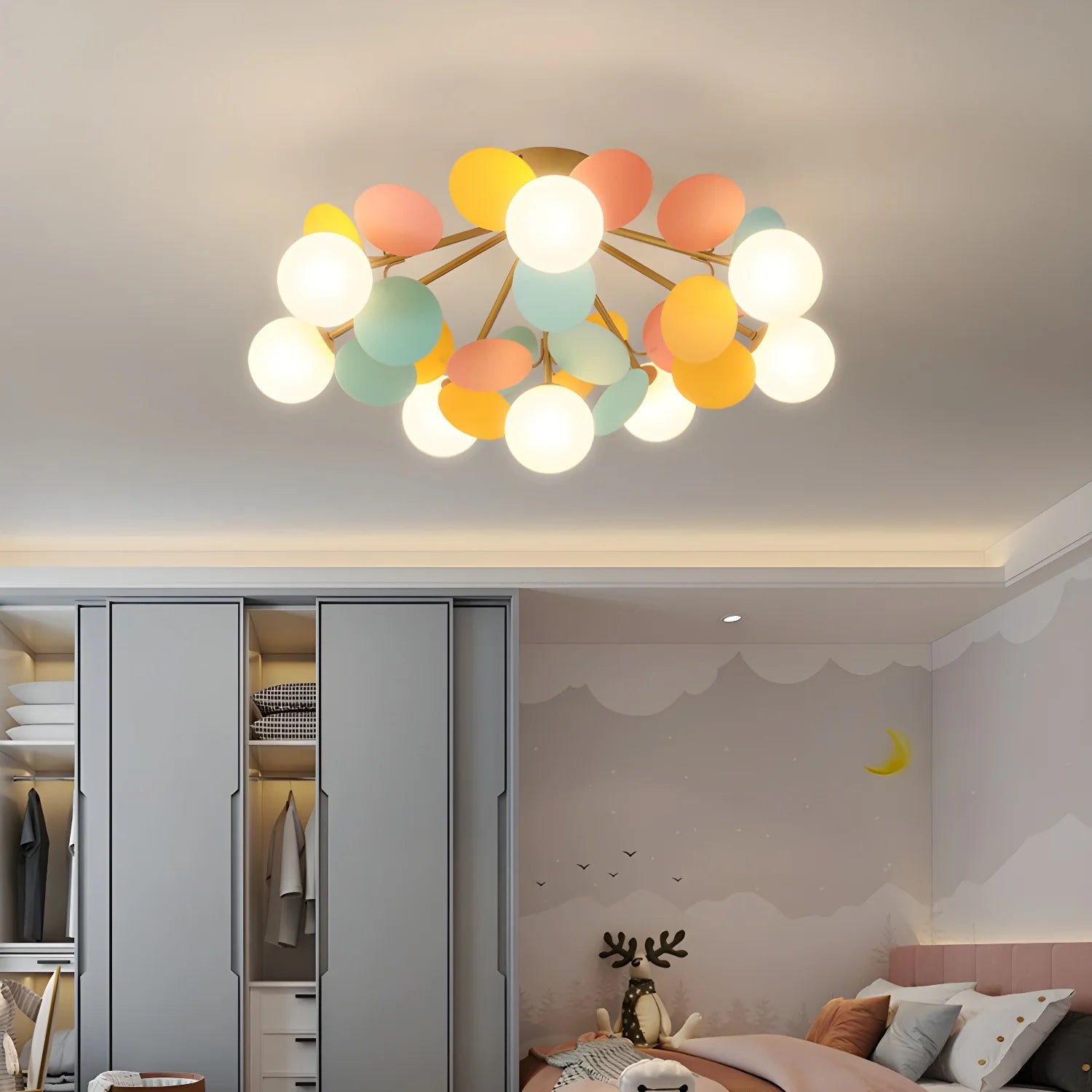 Round Macaron Ceiling Lamp 2
