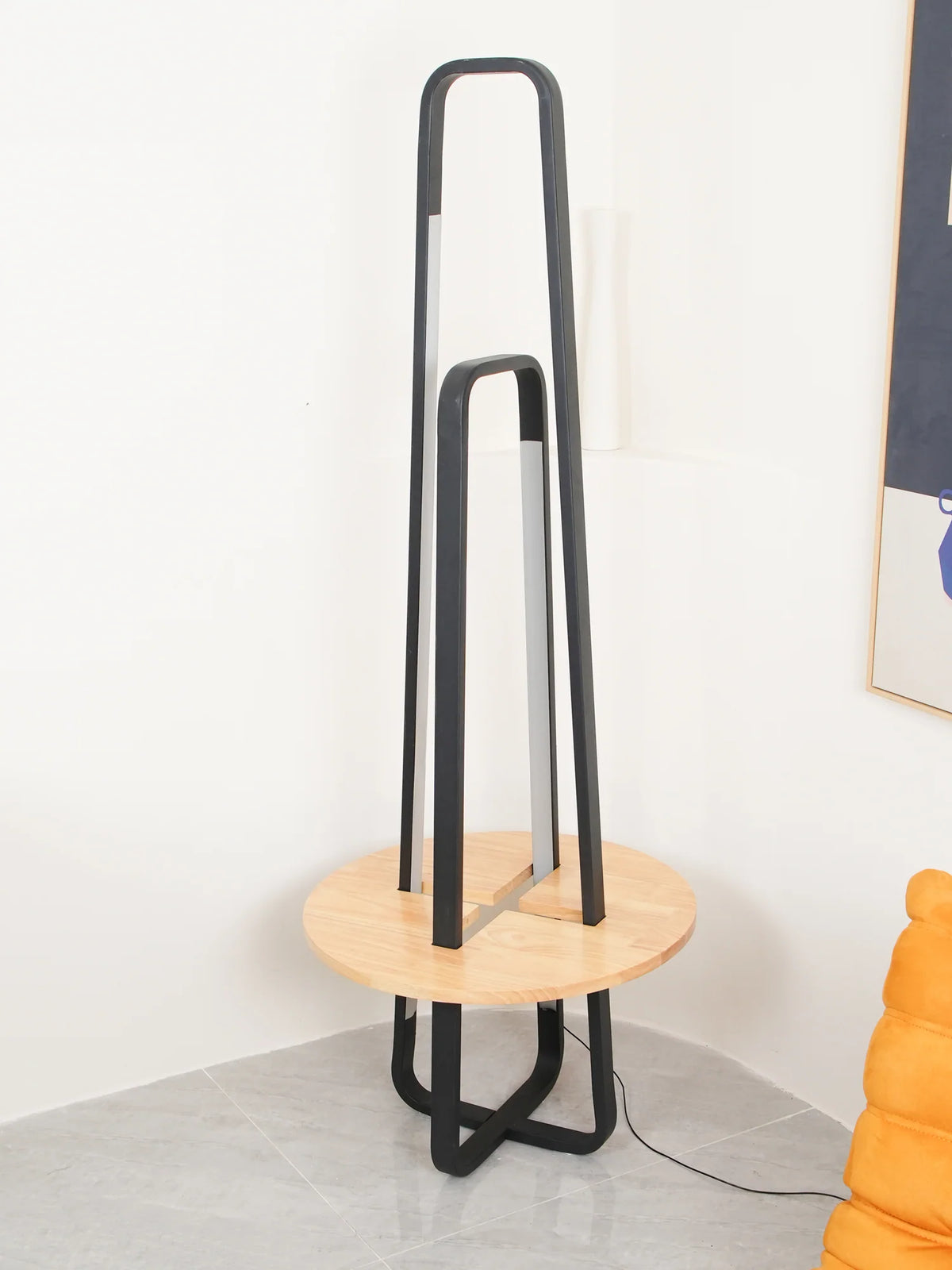 Trapezoidal Shelves Floor Lamp 3