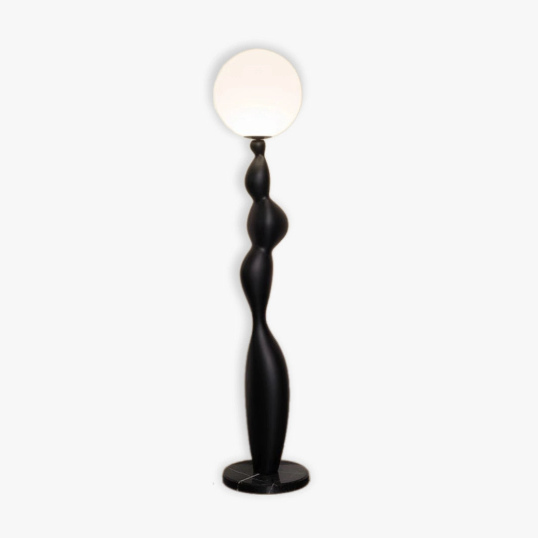 Black Very Sense Floor Lamp front view
