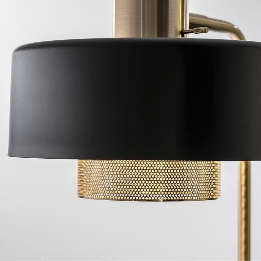 Vintage Black Bedside Table Lamp-7