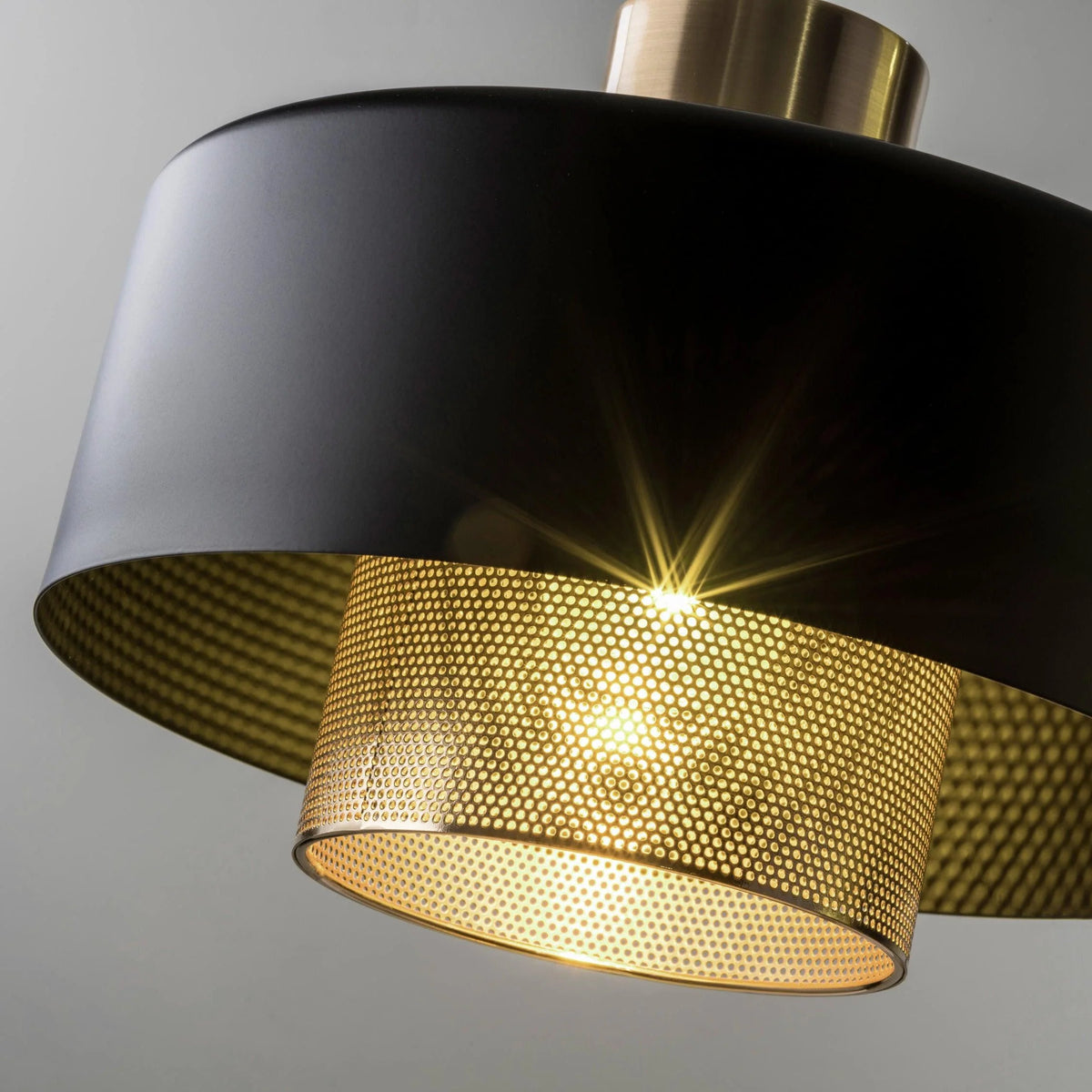 Vintage Black Bedside Table Lamp-8