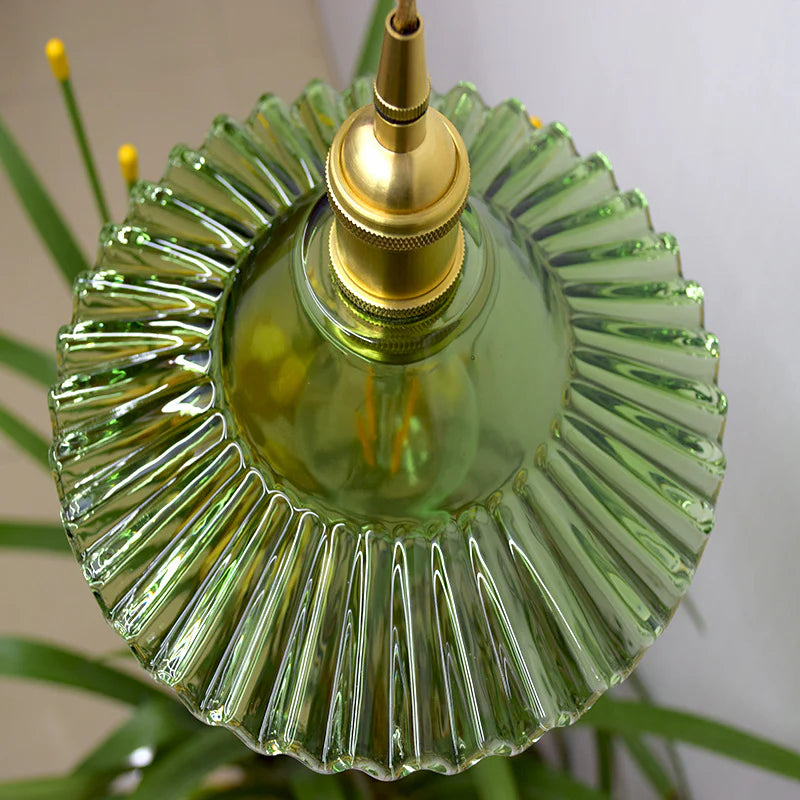 Vintage_Pleated_Glass_Pendant_Lamp_2