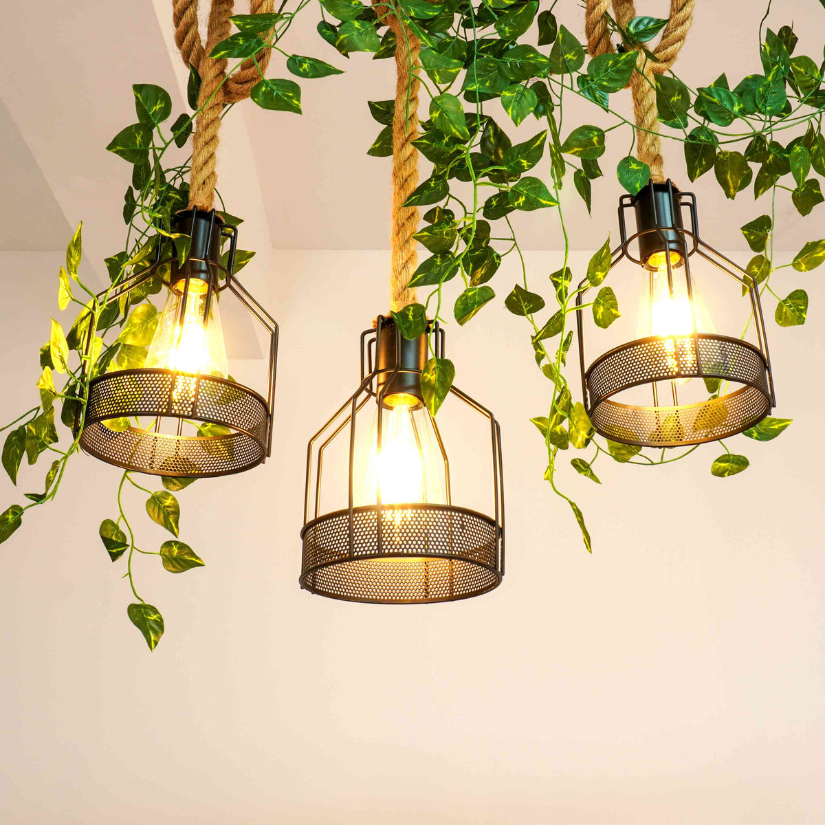 Vintage_Wood_Green_Chandelier_23