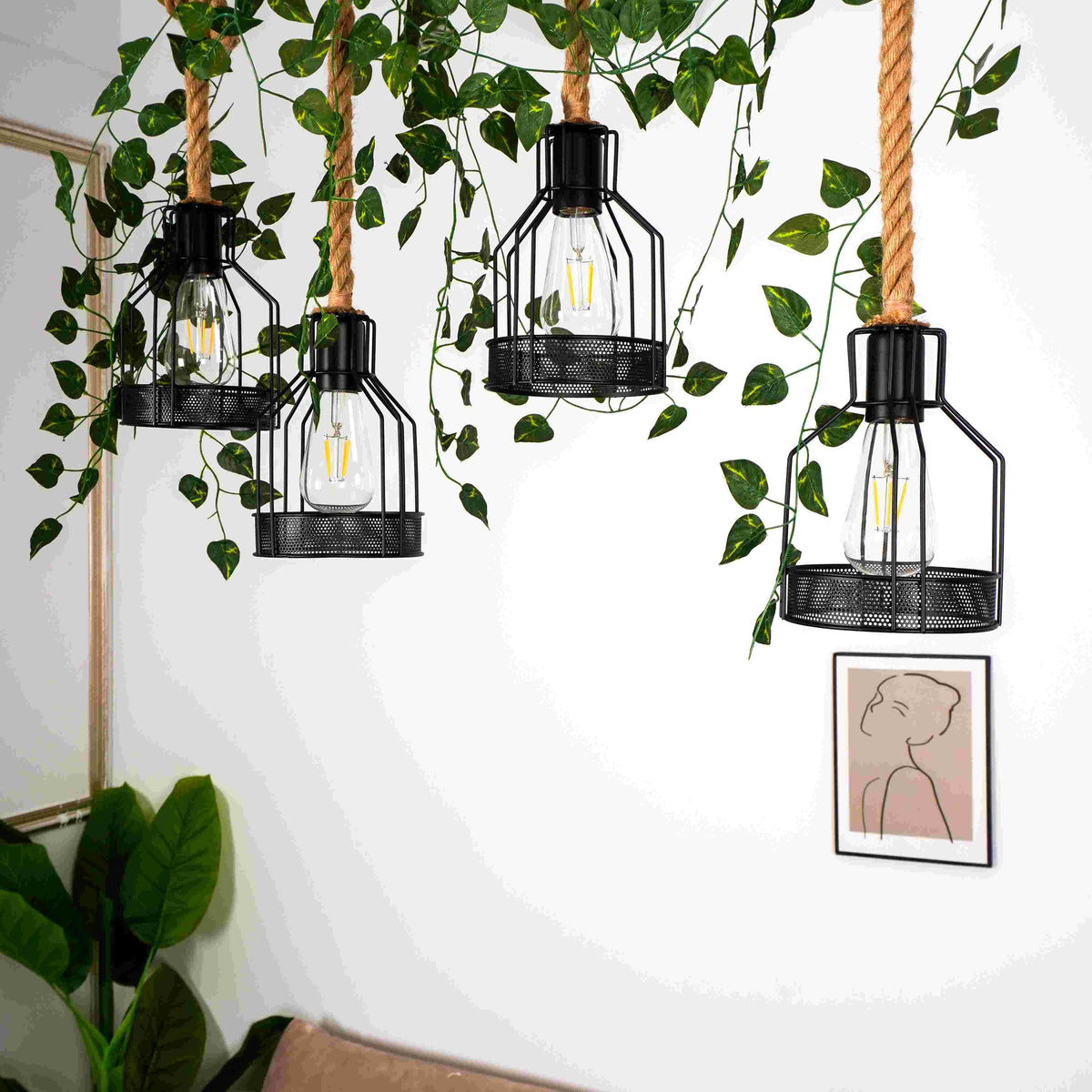 Vintage_Wood_Green_Chandelier_30
