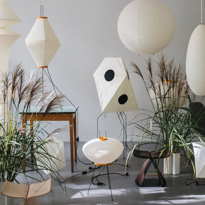 Akari series lamps display