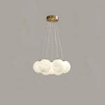 White Ball Chandelier 15