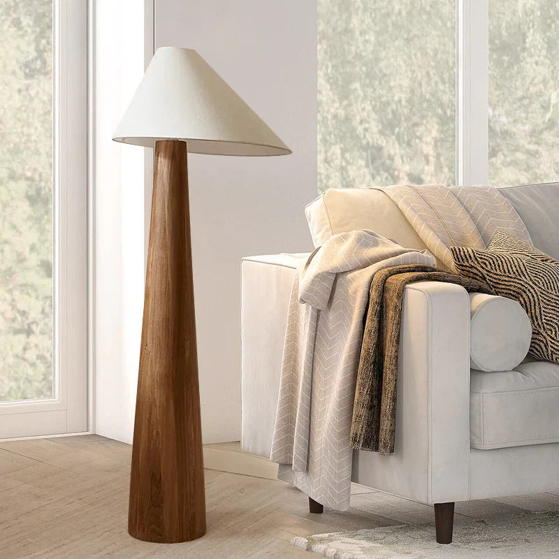 Illuminate Your Space with the Alain Log Floor Lamp