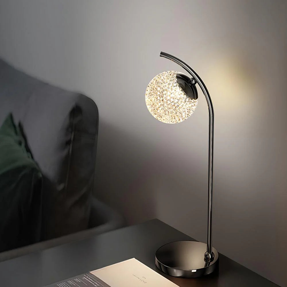 Elevate Your Space: The Perfect Blend of Luxury and Functionality with the Crystal Ball Table Lamp