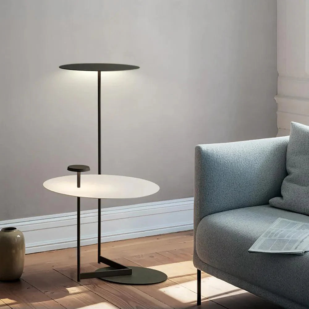 Hiooz Flat Floor Lamp: Illuminate Your Space with Style and Functionality