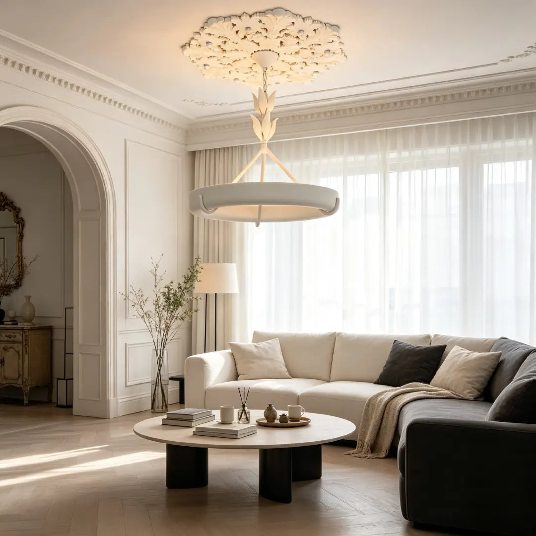 Plaster Chandelier Ideas for Living Rooms and Dining Areas