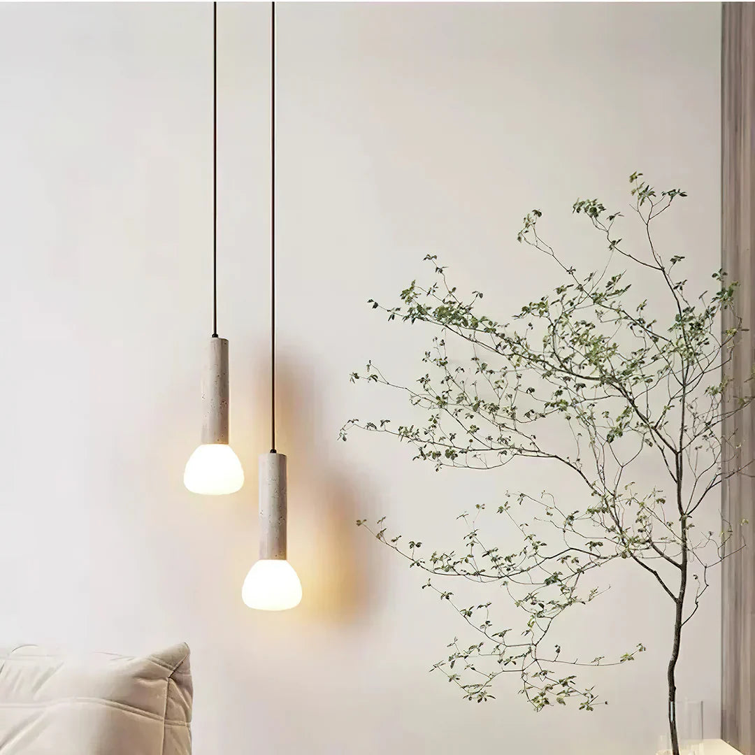 Travertine Lamps by Hiooz: Earth’s Artistry Meets Modern Lighting Design