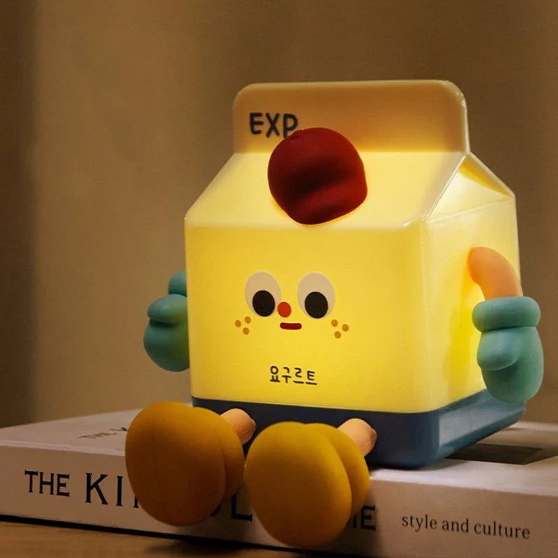 Brighten Your Space with the Unique Milk Carton Night Lamp