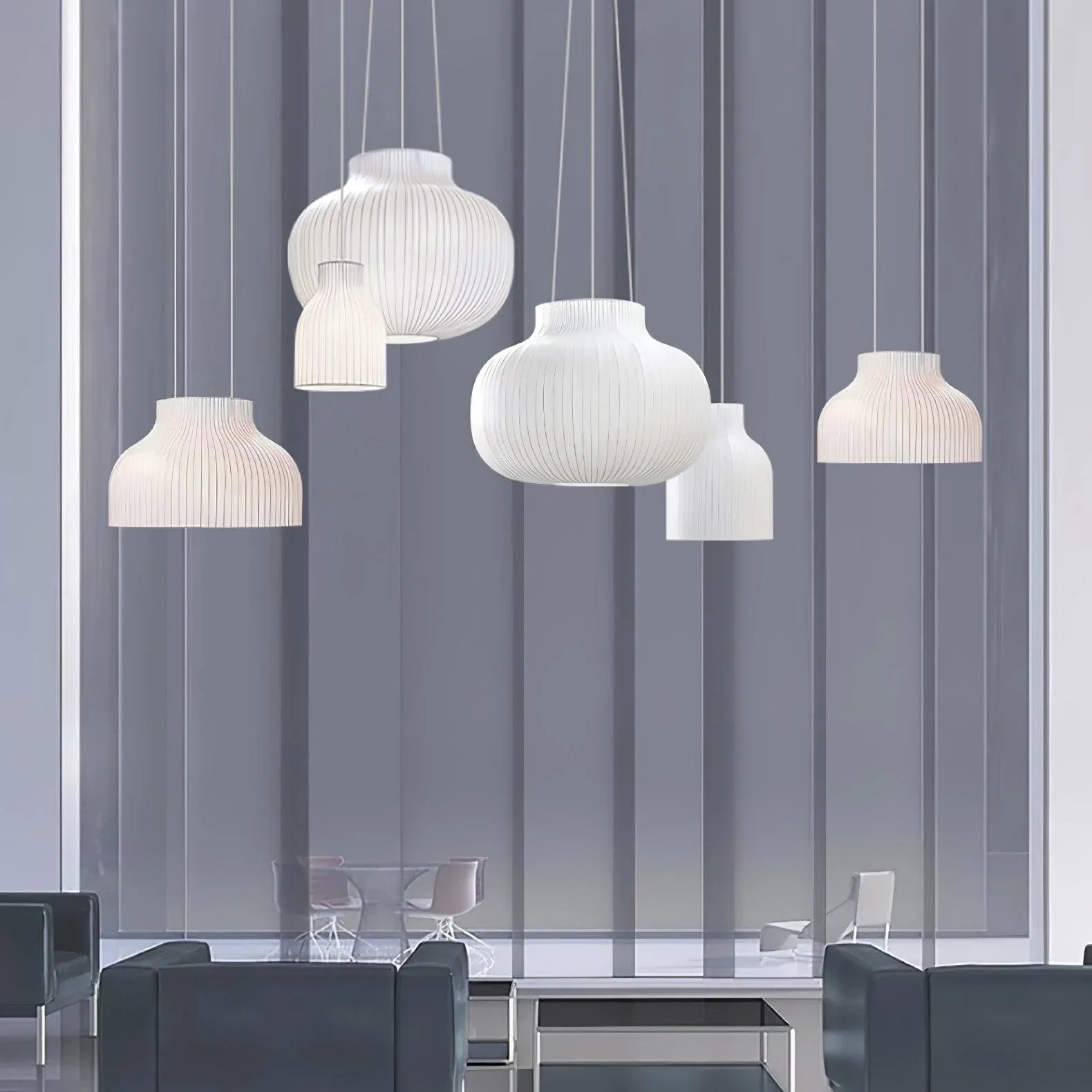 Elevate Your Home with the Serica Trio Silk Pendant Collection