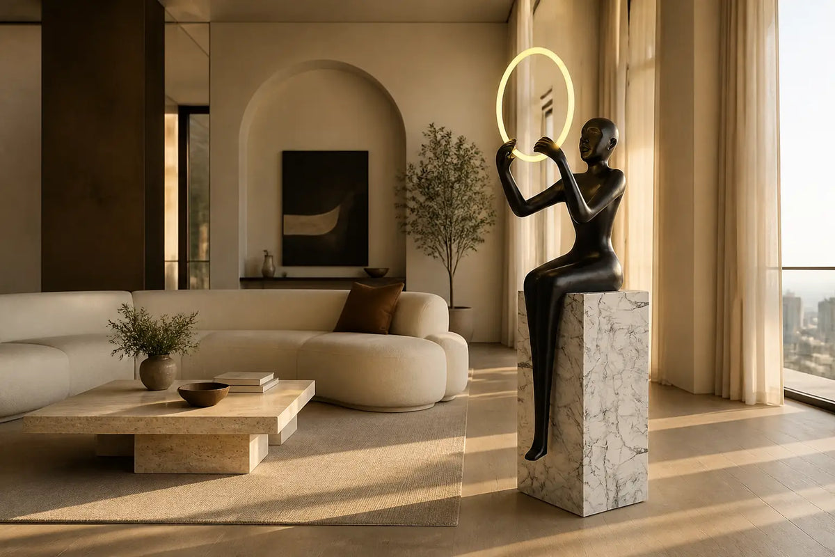 The Sculpture Floor Lamp Guide: How Figurative Lighting Transforms  Contemporary Spaces